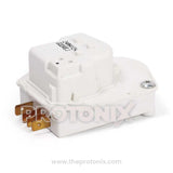 Side view of 4-pin defrost timer for Godrej refrigerator