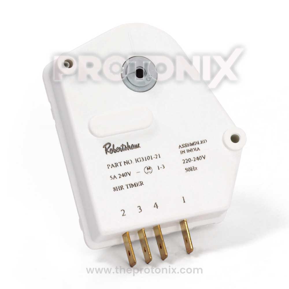 4-pin defrost timer for Godrej refrigerator -back side