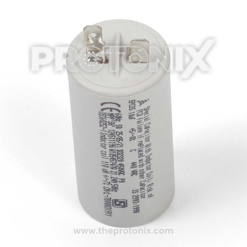 10 MFD Capacitor for Whirlpool Fully Automatic Machine