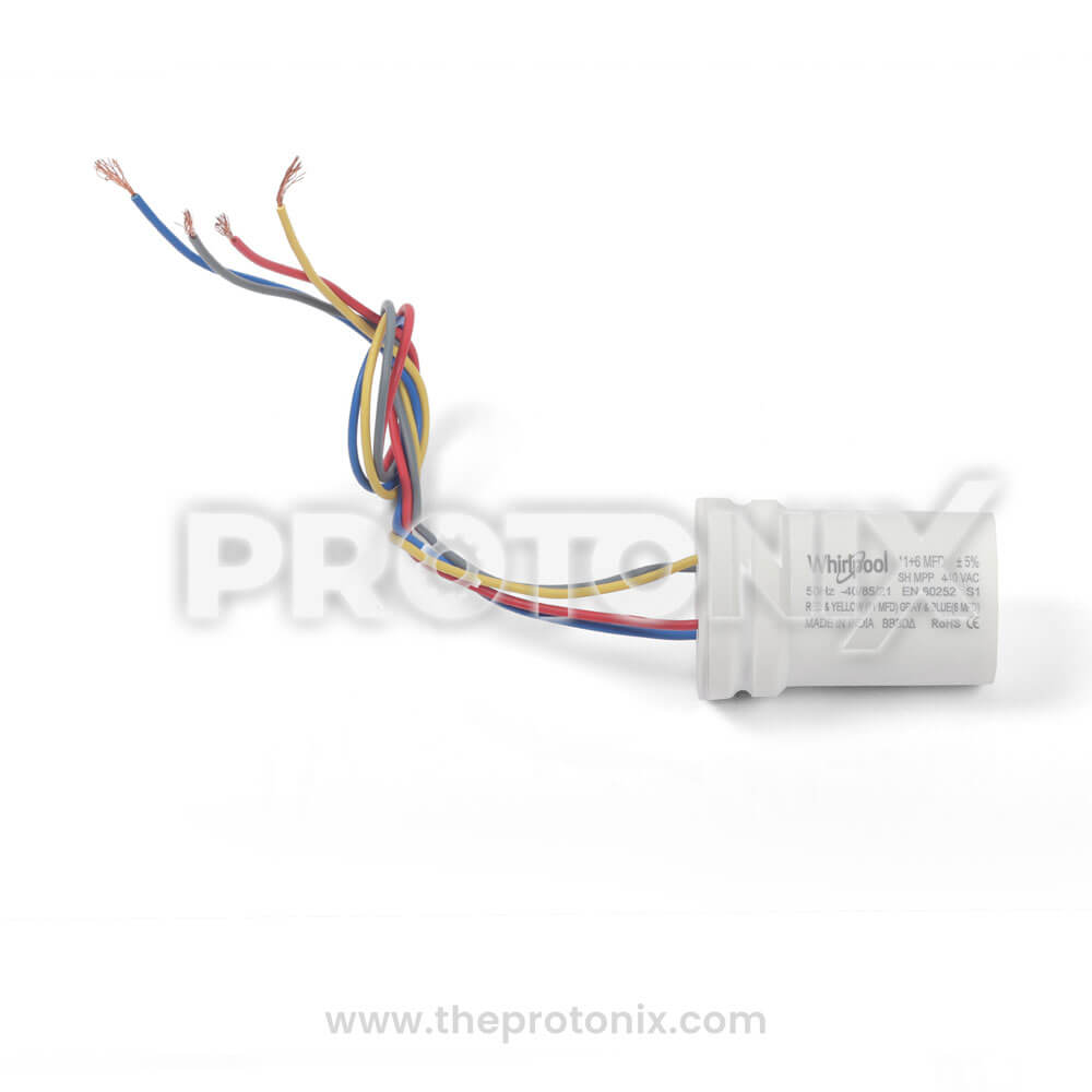 11+6 MFD Capacitor for Whirlpool Semi-Automatic Machine