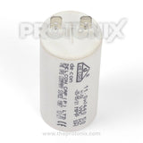 Top view of 11 MFD capacitor for fully automatic washing machine Whirlpool