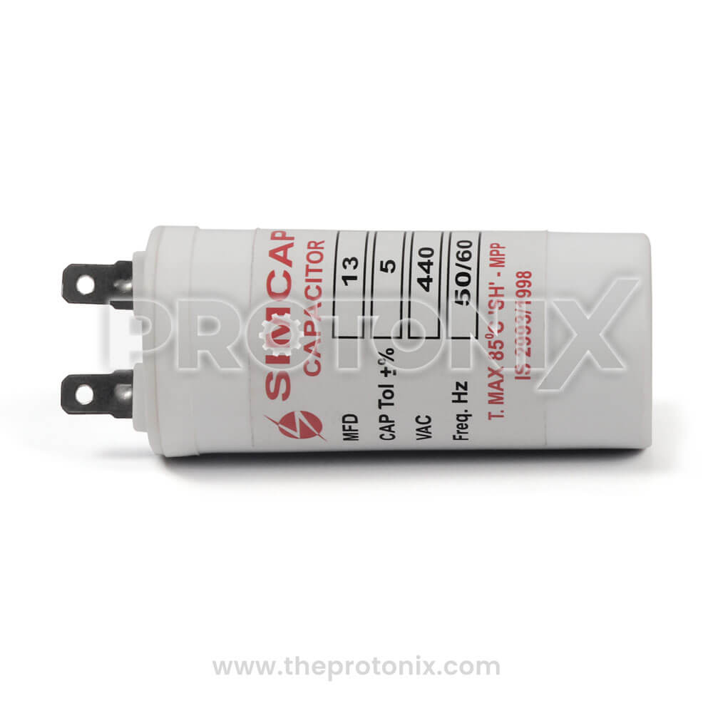 13 MFD Capacitor for Fully Automatic Washing Machine