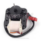 230VAC fan motor for Samsung refrigerator with visible wiring and connector.