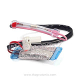 Bimetal wire for Samsung refrigerator showing insulated wires and connector, with a thermal fuse.