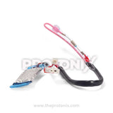 Bimetal wire for Samsung refrigerator with attached thermal fuse & wiring.