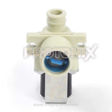 Close-up of top-load inlet valve for LG washing machine.