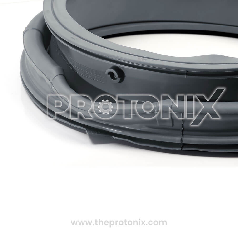 Close-up of Samsung door gasket rubber seal for front-load model
