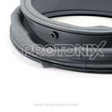 Close-up of Samsung door gasket rubber seal for front-load model
