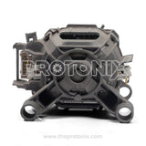 Back profile of Siemens washing machine motor for front-load model with connector slots