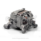 Side profile of Siemens washing machine motor for front-load machine with shaft and connector
