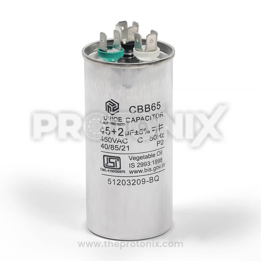 45+2uF Capacitor for Air Conditioner