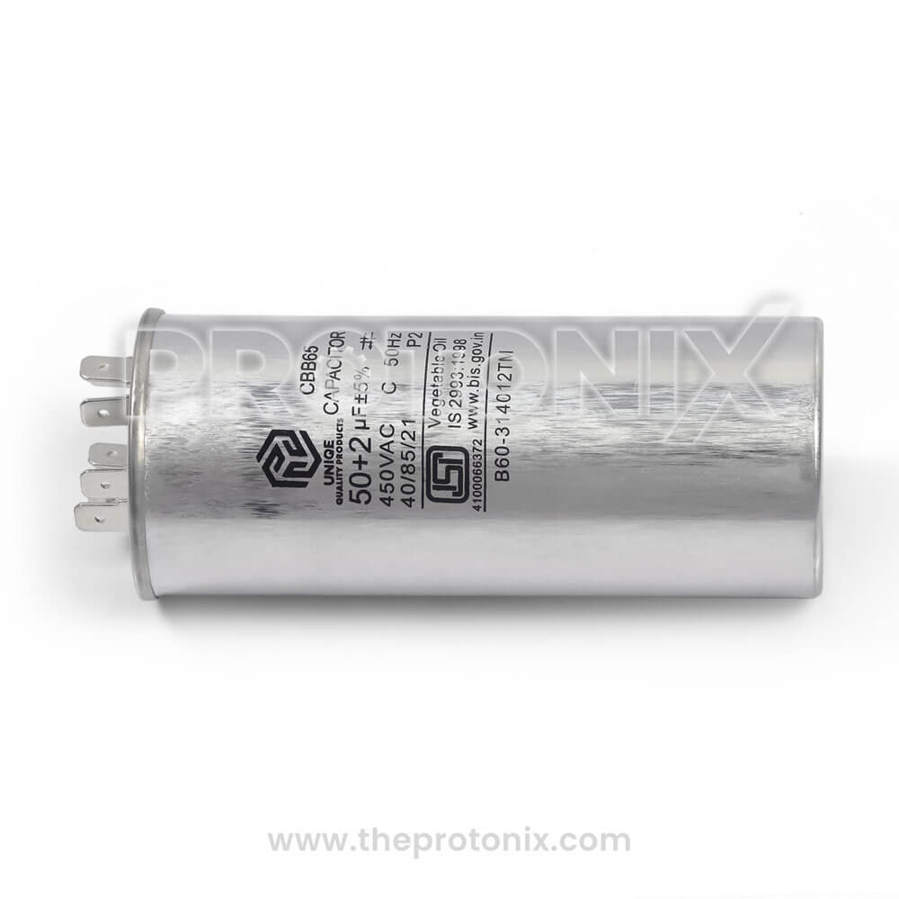 50+2uF/450V Capacitor for Air Conditioner