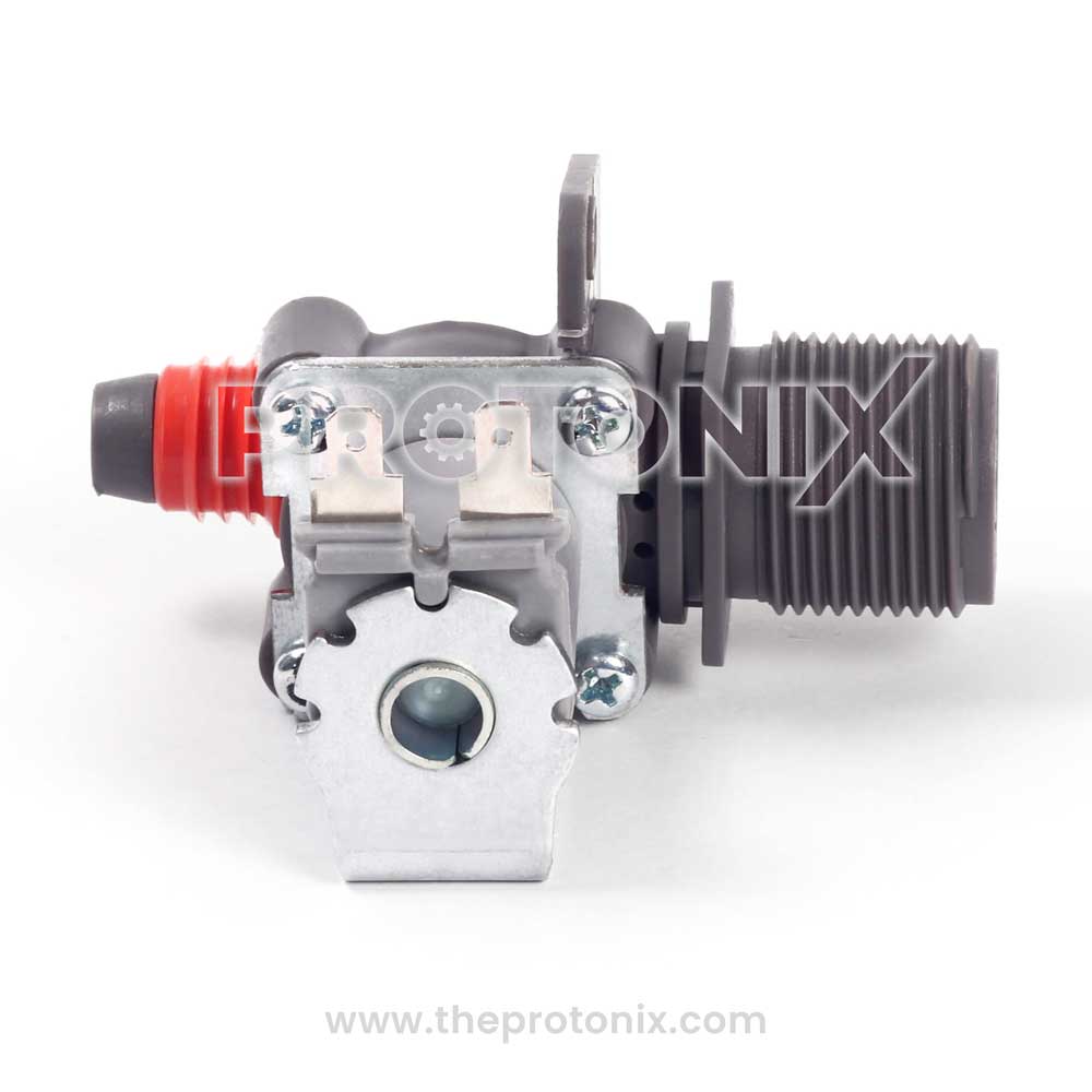 Samsung top-load washing machine inlet valve with visible metallic components