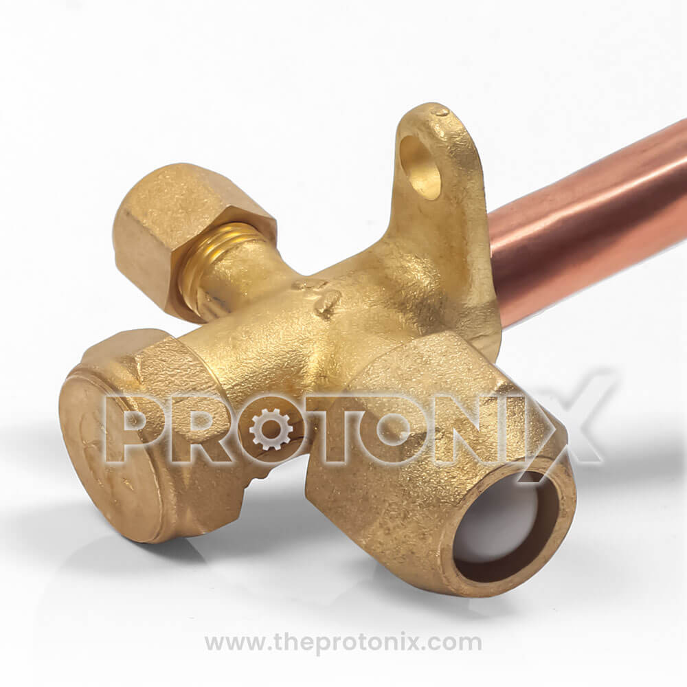 1/2-Inch Straight Outdoor Service Valve for Air Conditioner