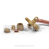 1/2-Inch L-Type Outdoor Service Valve for Air Conditioner