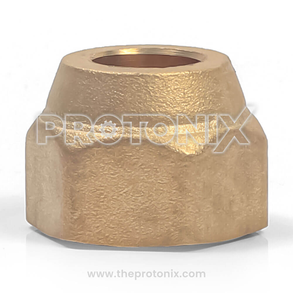 1/2 and 5/8-Inch Flare Brass Nut for AC Outdoor Service Valve