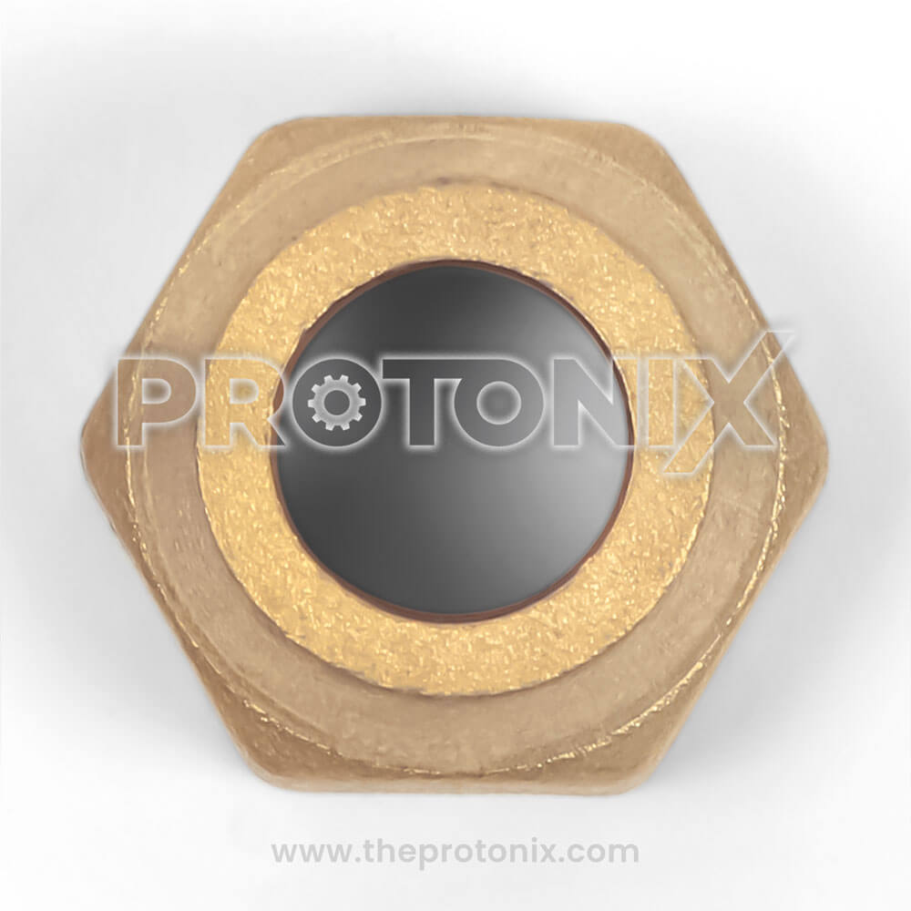 1/2 and 5/8-Inch Flare Brass Nut for AC Outdoor Service Valve