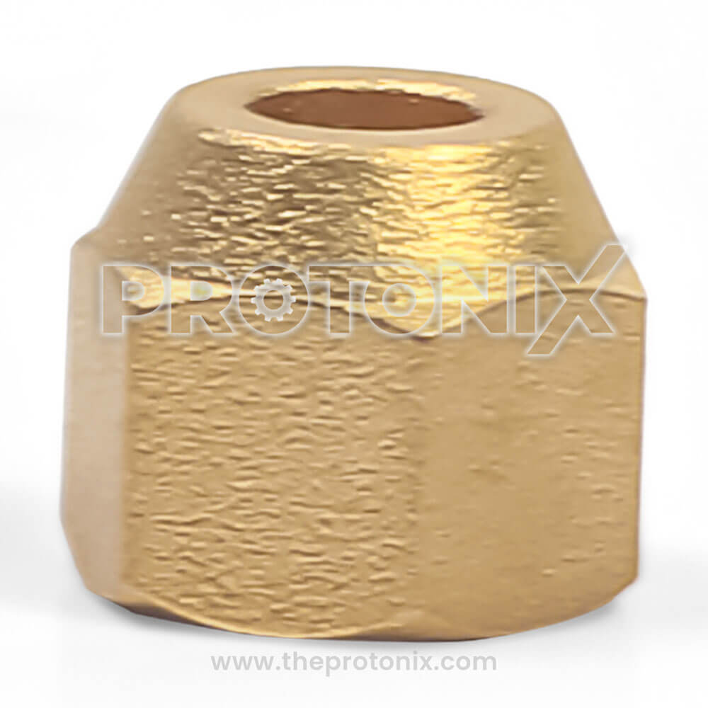 1/4-Inch Flare Brass Nut for AC Outdoor Service Valve