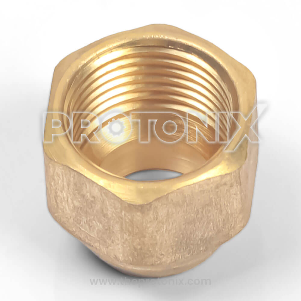 1/2-Inch Flare Brass Nut for AC Outdoor Service Valve