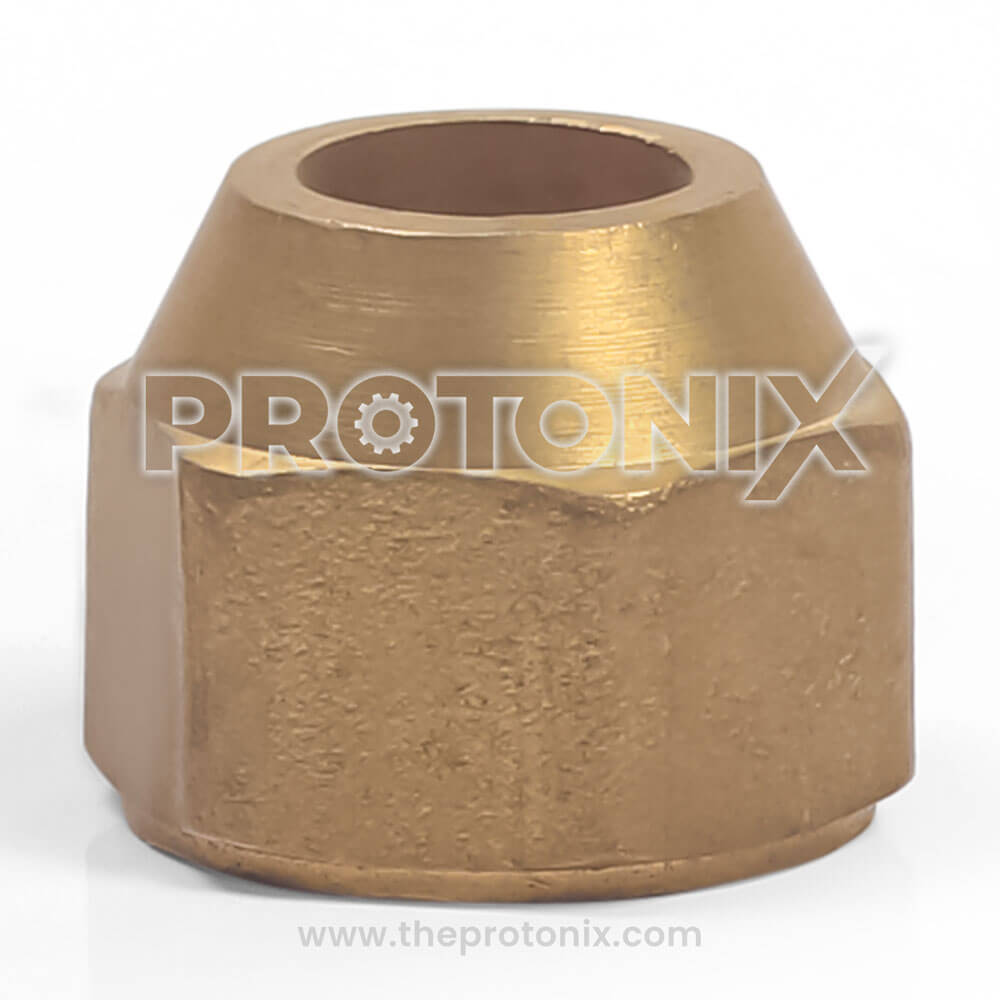 3/8-Inch Flare Brass Nut for AC Outdoor Service Valve