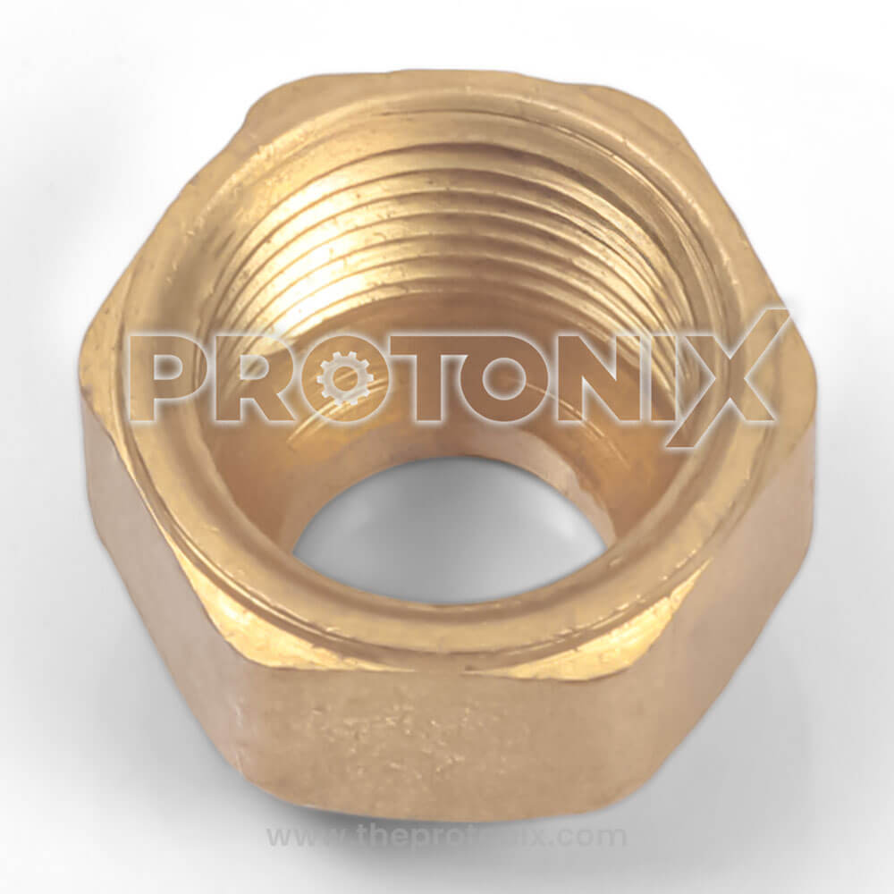 3/8-Inch Flare Brass Nut for AC Outdoor Service Valve