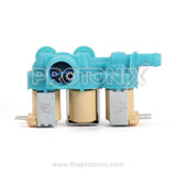 Blue 3-way water inlet valve for Samsung top-load washing machine
