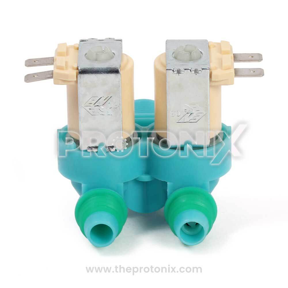 Double water inlet valve for Samsung top-load washing machine - blue variant