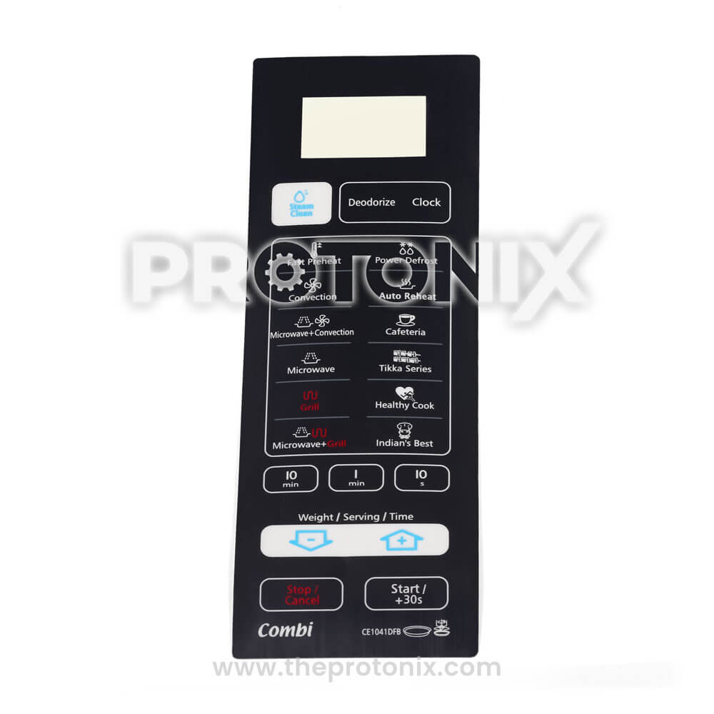 CE1041DFB Touchpad Membrane for Samsung Microwave