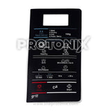 GW732KD Touchpad Membrane for Samsung Microwave