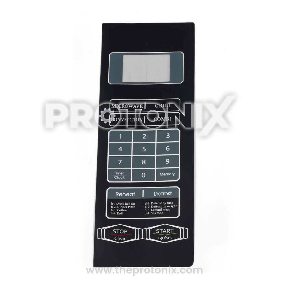 Touchpad Membrane for Microwave Oven