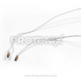 Close-up of wiring connectors used in refrigerator 10 Inch defrost heater element