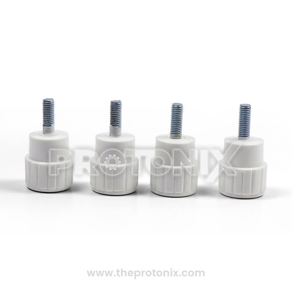 Adjustable Legs for Refrigerator - White