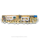 Front view of Samsung top-load 13-button PCB imported showing full circuit layout