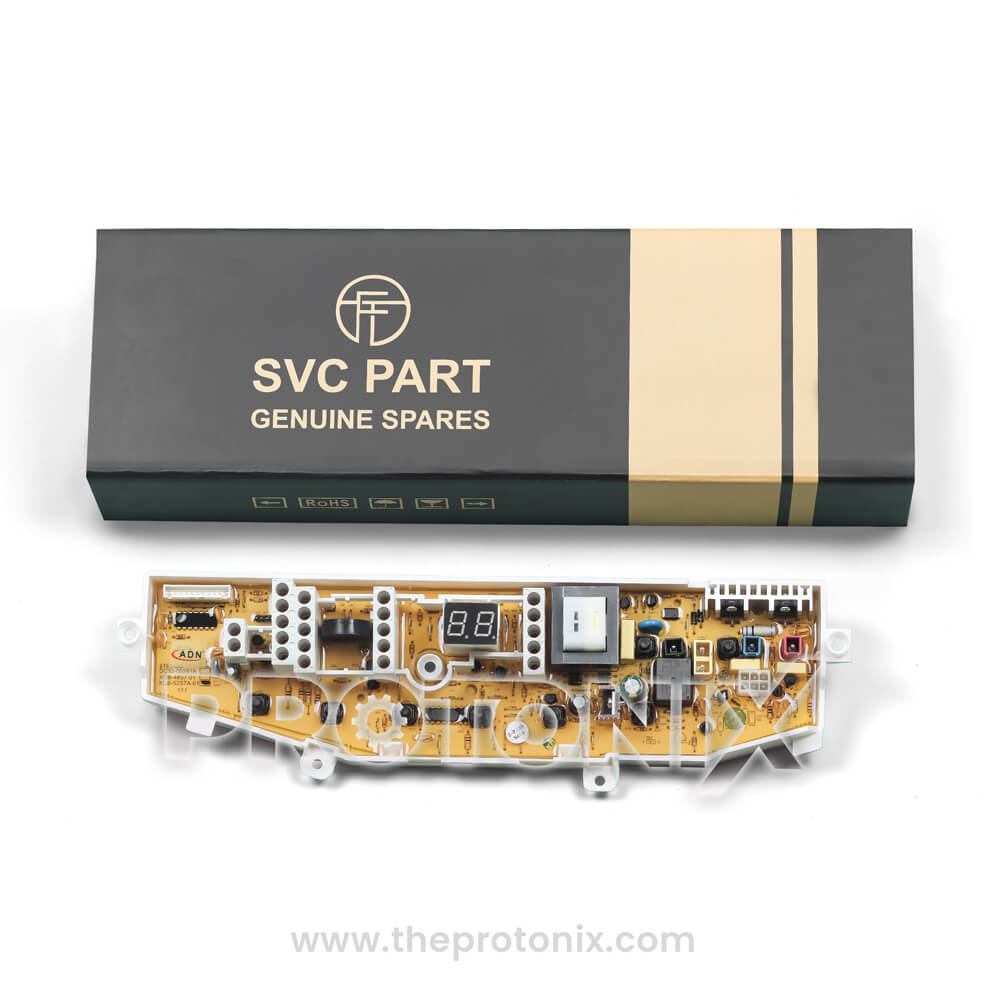 Samsung top-load 8-button PCB XQB-52S7A-01 with strong protective box for safe transport and shipping