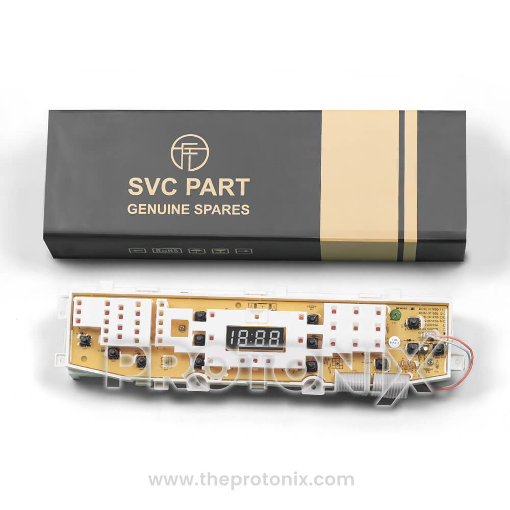 Samsung top-load 13-button PCB DC92-00751B with strong protective box for safe transport and shipping