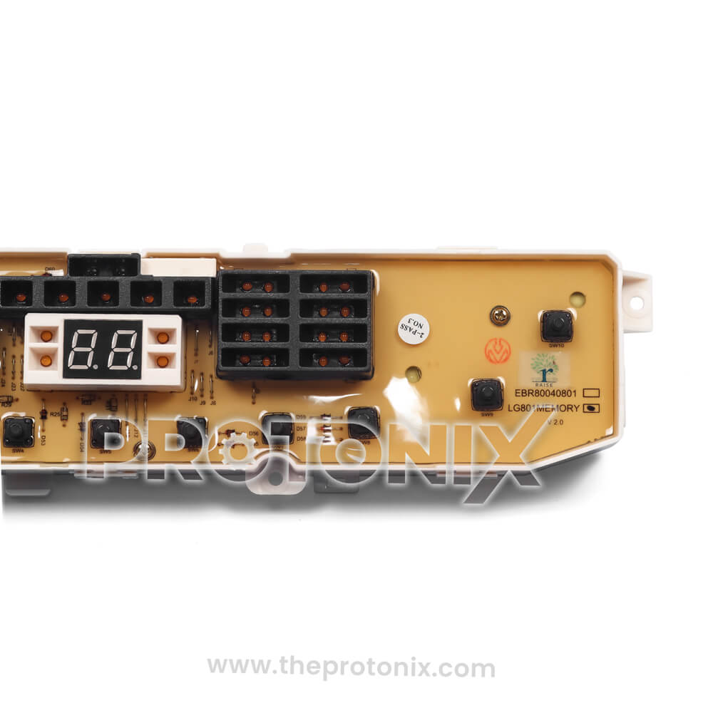 LG Top-Load 10-Button PCB (LG801MEMORY)