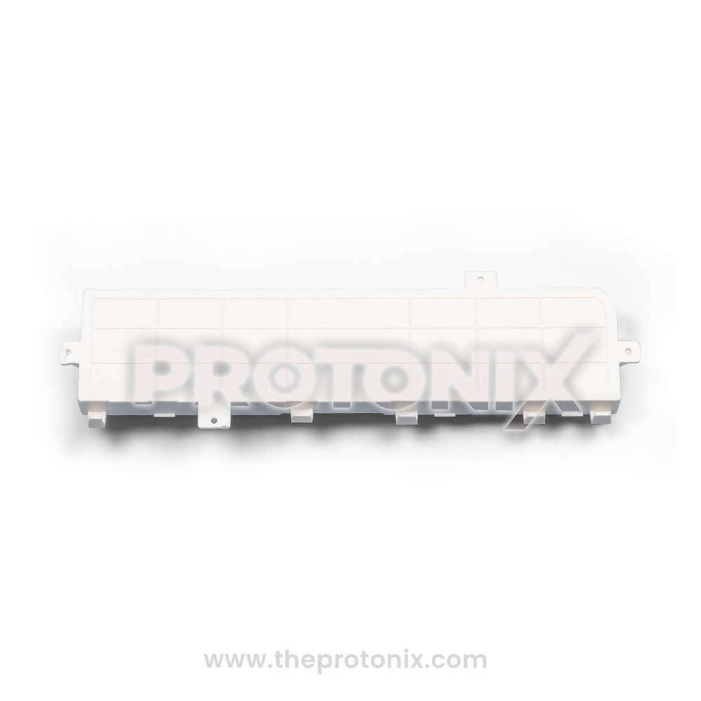 Back view of Samsung inverter top-load 6-button PCB with white strong cover