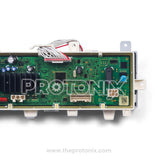 Samsung inverter top-load PCB showing white wiring connectors 2-relay type-1