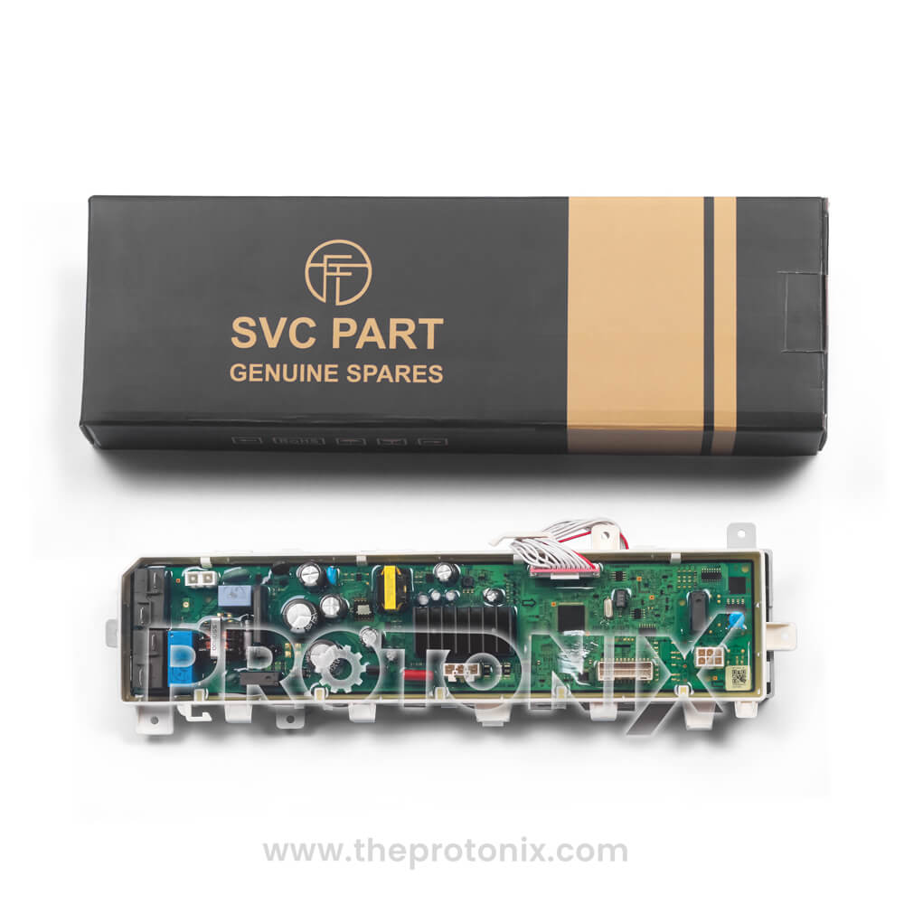 Samsung inverter top-load 12-button PCB (2-relay type-1) with protective box packaging
