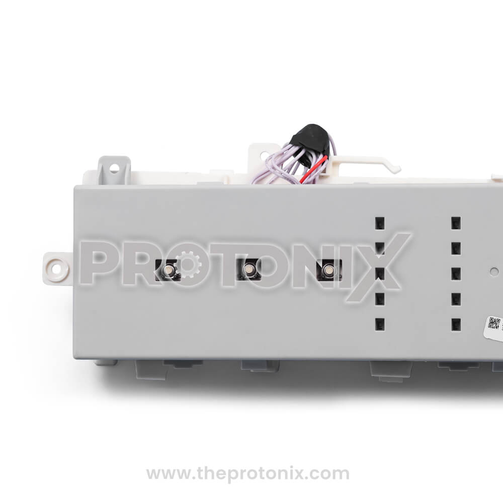 Back view of Samsung inverter top-load 12-button PCB 2-relay type-2 showing board finish