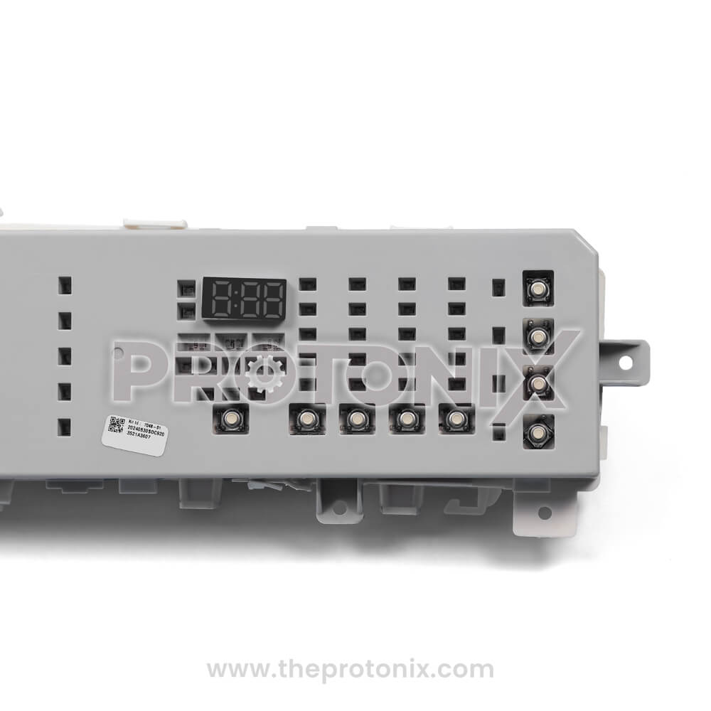 Samsung inverter top-load 12-button PCB 2-relay type-2 circuit board highlighting build and material quality