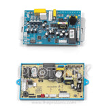 Top view of universal split AC PCB DC/AC inverter type with electronic parts and strong build