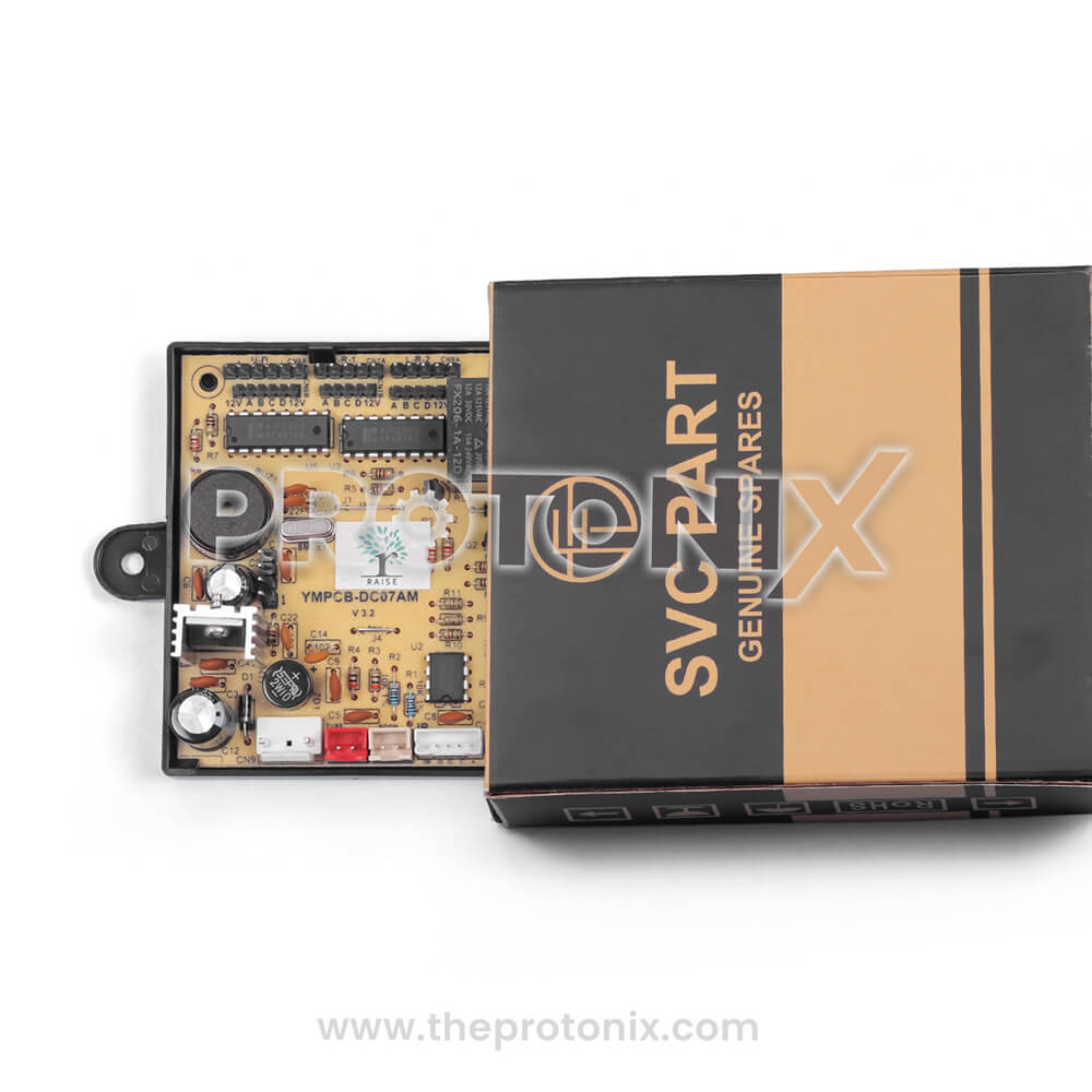 Universal PCB for air conditioner with DC motor inside box for safe storage and handling
