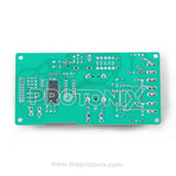 Back view of universal microwave oven PCB YM900MO highlighting board finish and solder points