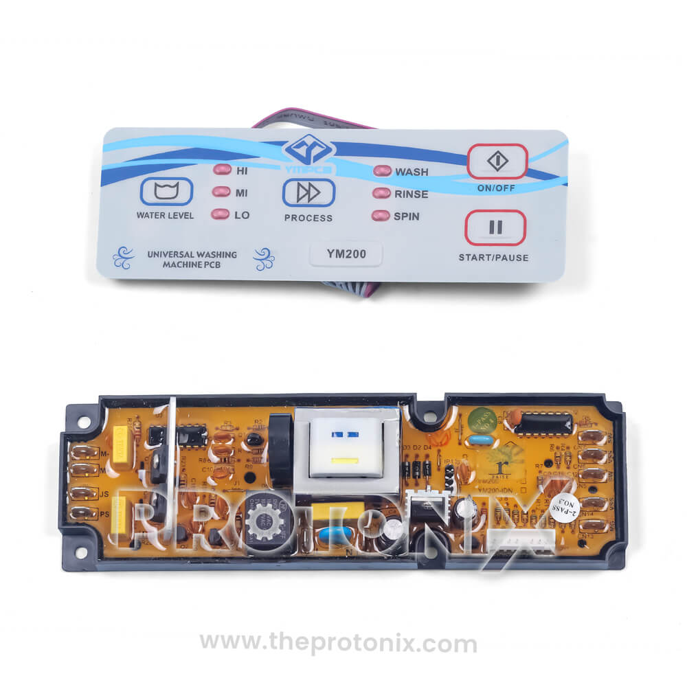 Universal top-load washing machine PCB YM200 with control panel keypad