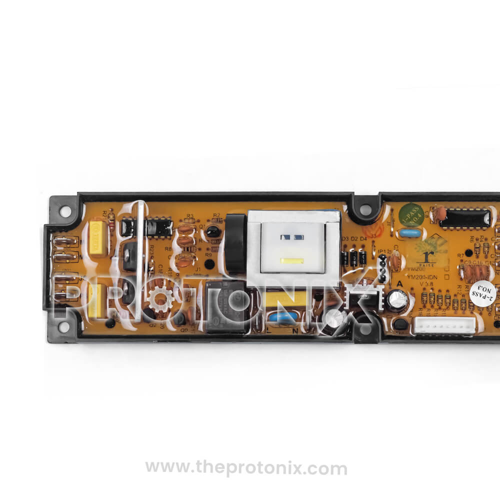 Universal top-load washing machine PCB YM200 highlighting material build