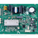 Godrej inverter refrigerator PCB (single & double-door) partial shot showing IC chips and resistors