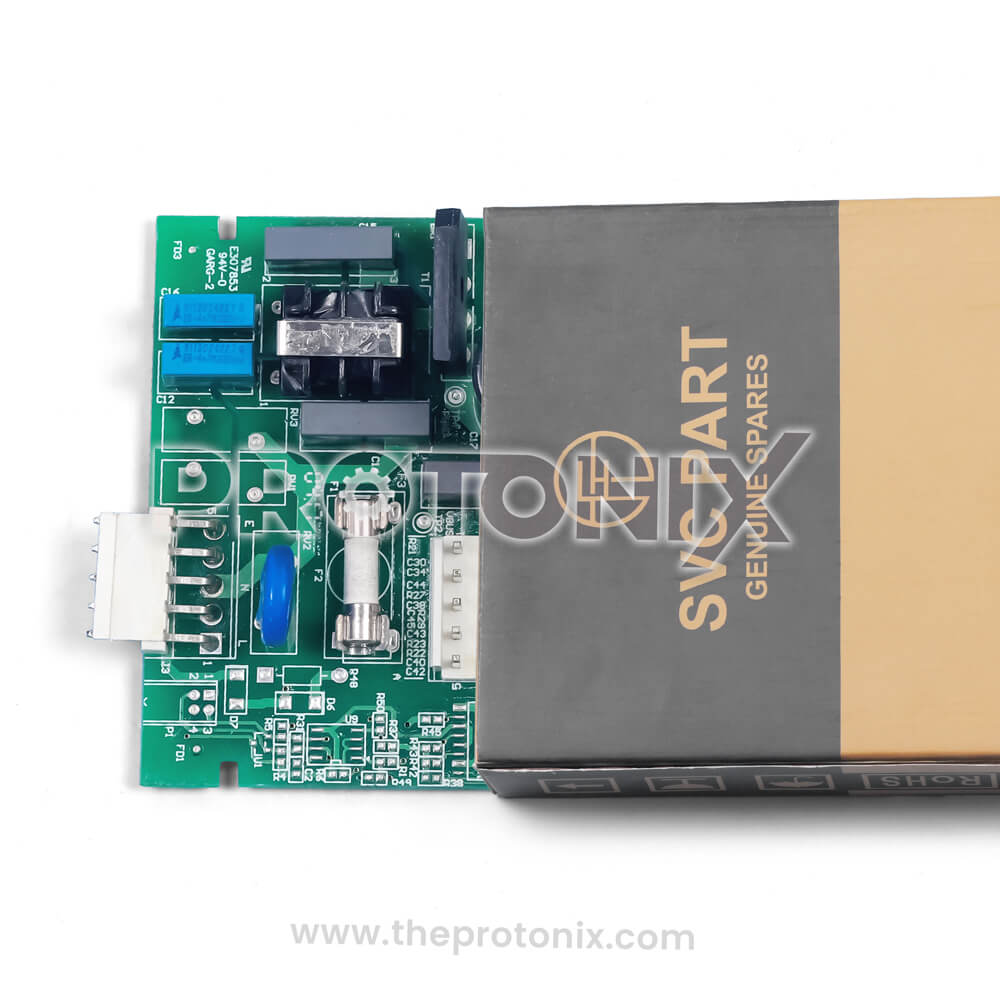 Godrej inverter refrigerator PCB (model-specific) safely packed inside box for secure storage