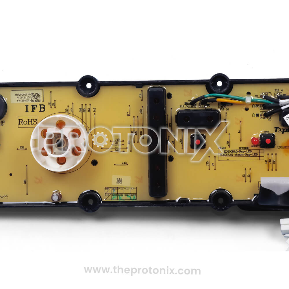 IFB Front-Load Washing Machine PCB (Vertical LED Type)
