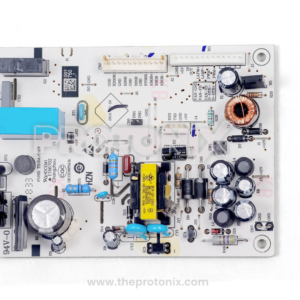 Haier double-door refrigerator PCB (Type B) with visible copper coil